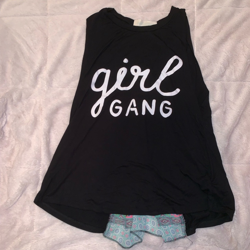 “Girl Gang” Gemini Mermaids tank top